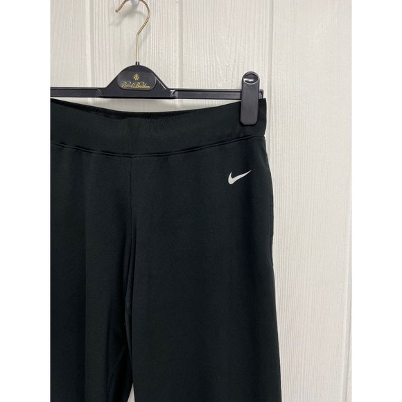 Nike Men's Straight Leg All Black Pull On Elastic Waist Track Pants Size M - Picture 8 of 11